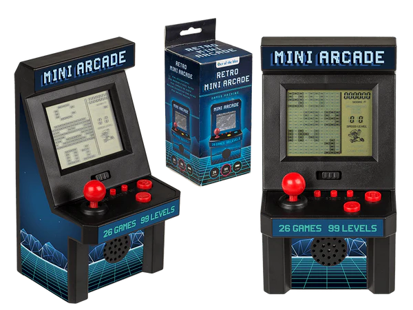 [OOTB-79/7002] Mini-Spielautomat, Retro, mit 26 Spielen,