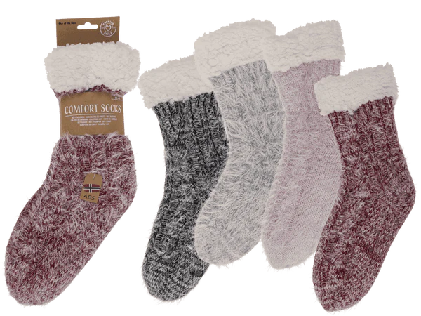 [OOTB-02/3058] Hüttensocken, Fluffy, Einheitsgröße,