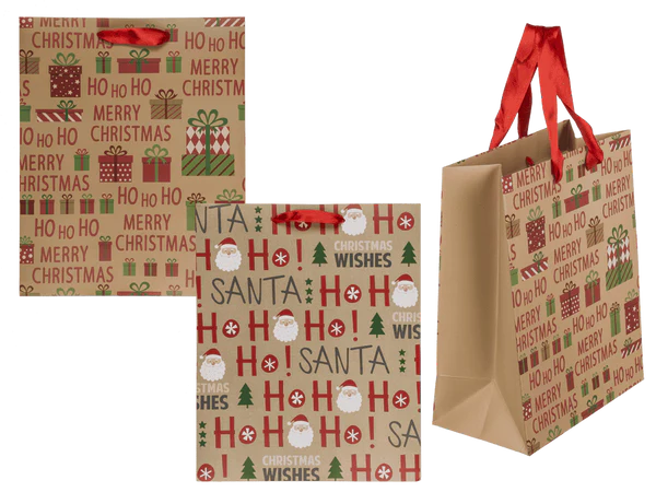 [OOTB-960195] Papier-Geschenktüte, Ho Ho Ho,