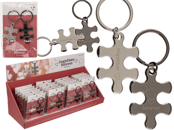 [OOTB-12/0006] Metall-Schlüsselanhänger, Together Forever,