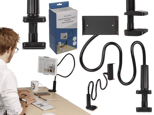 [OOTB-69/0140] Telefon/Tablet-Halterung, mit flexiblem Arm,