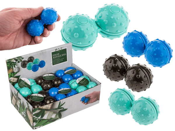 [OOTB-31/4068] Finger-Massageball, ca. 7,2 x 3,8 cm,