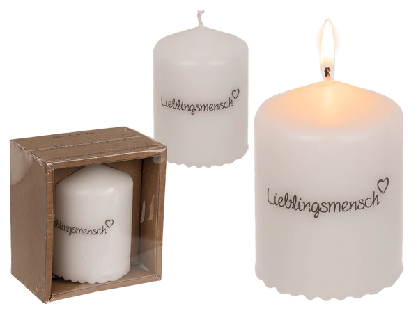 Stumpenkerze, Lieblingsmensch,