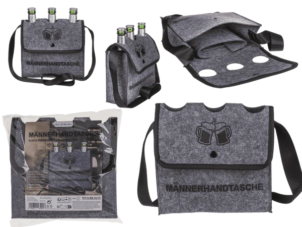 [OOTB-71/3340] Graue Umhängetasche, Männerhandtasche,