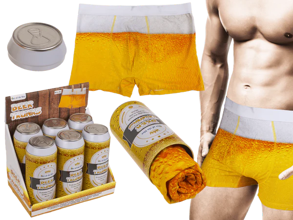 Boxershorts in Dose, Bier, 3 Größen sortiert,