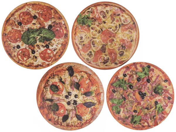 Tischset, Pizza, D: ca. 38 cm,