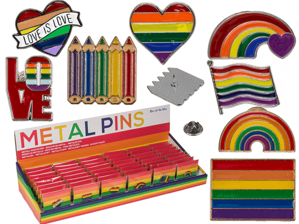Metall-Anstecker, Pride, ca. 3 cm,