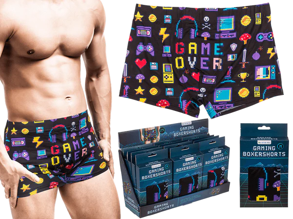 Boxershorts, Gaming, 3 Größen sortiert,