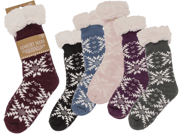 [OOTB-02/3069] Damen-Hüttensocken, Modern Ice Flower,