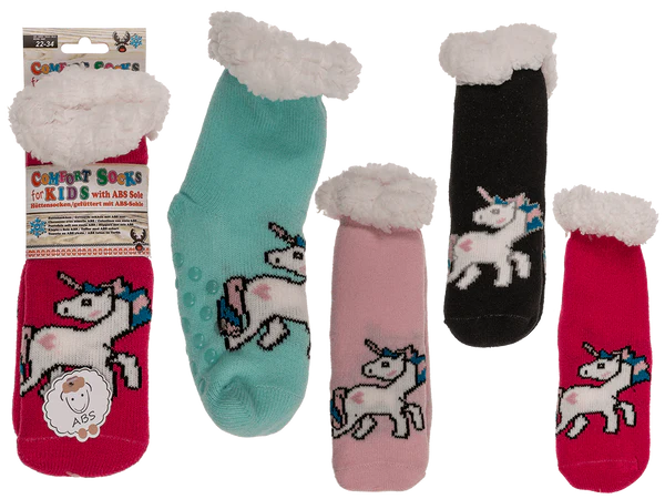 Kinder-Hüttensocken, Einhorn,