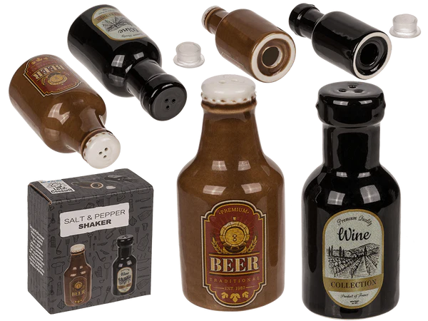 Salz & Pfefferstreuer, Bier & Wein,