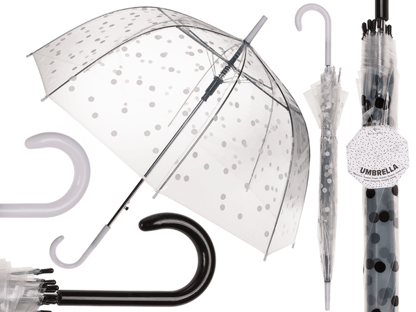 [OOTB-61/1811] Kuppel-Regenschirm, Punkte,