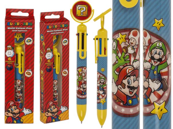 Mehrfarbiger Kugelschreiber, Super Mario,