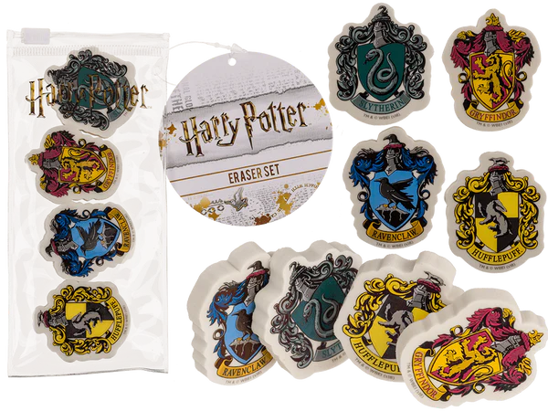 Radiergummi, Harry Potter, 4er Set