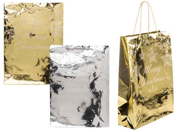 [OOTB-960468] Papier-Geschenktüte, Glossy Christmas,