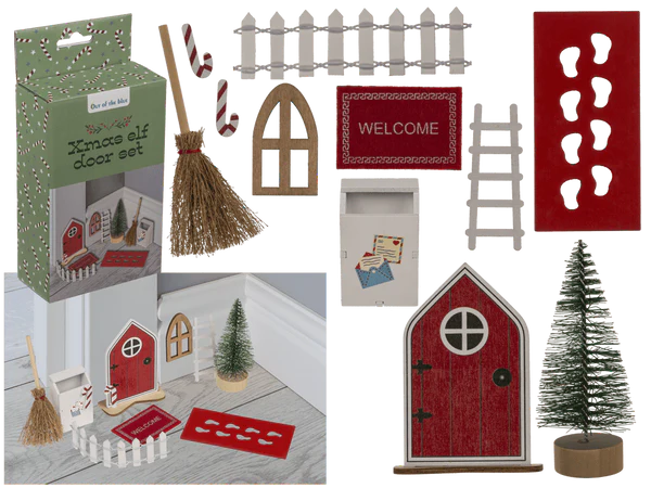 [OOTB-99/2023] Weihnachtselfen Tür-Set,
