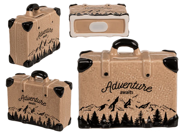 Spardose Koffer, Travel,