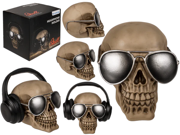 [OOTB-78/5780] Kopfhörerhalterung, Totenkopf,