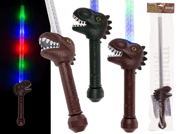 Zauberstab mit LED. Dinosaurier, ca. 67 cm,