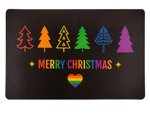 [OOTB-99/7919] Tischset, Pride Christmas, ca. 43,5 x 28,5 cm,