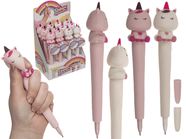 Squeeze-Kugelschreiber, Einhorn,