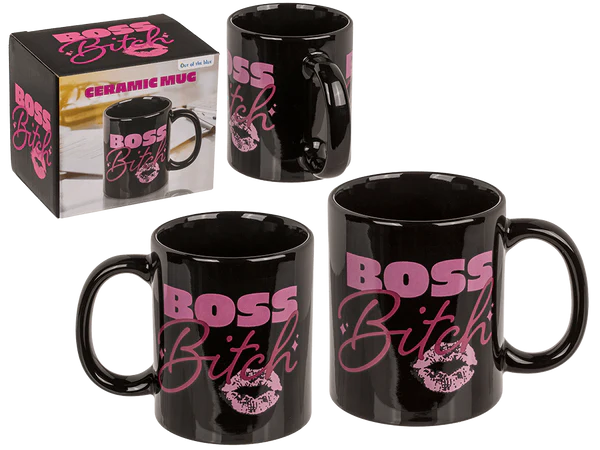 [OOTB-78/8415] Becher, Boss Bitch, Steingut,