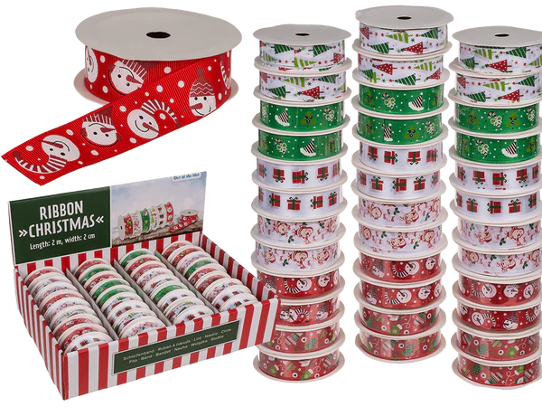 Schleifenband, Weihnachten, aus Polyester,