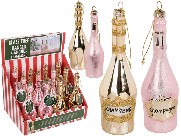 [OOTB-160097] Glas-Baumhänger, Glamorous Champagne,