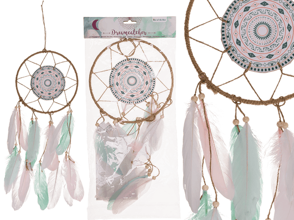 Traumfänger mit Mandala & pastellfarbenen