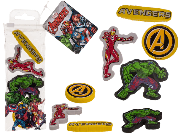 Radiergummi, Avengers, 4er Set