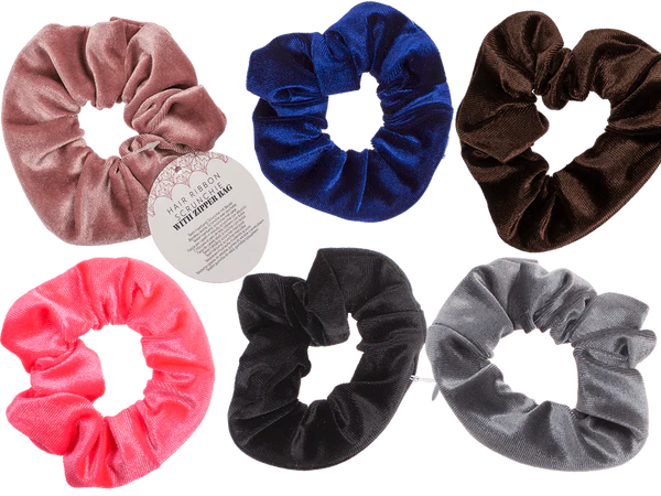 [OOTB-76/0436] Textil-Haarband, Scrunchie mit Beutel,