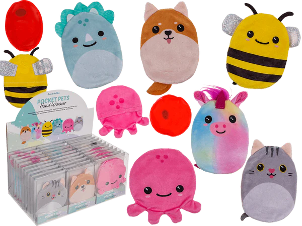 Handwärmer, Kawaii, mit Plüschüberzug,