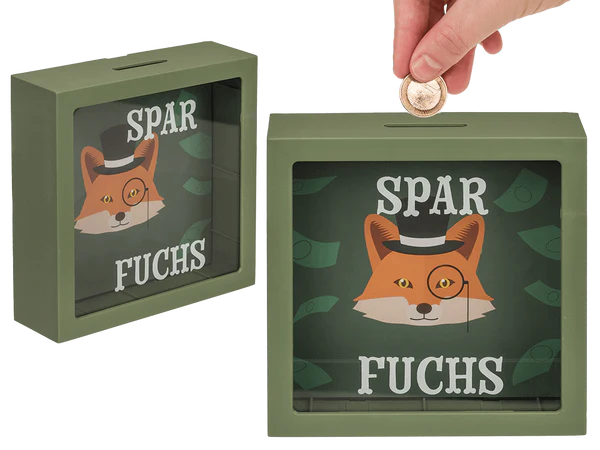 Spardose, Sparfuchs,