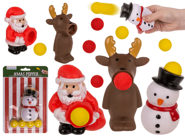 Xmas Poppers, 12 x 8cm, 3-fach sortiert
