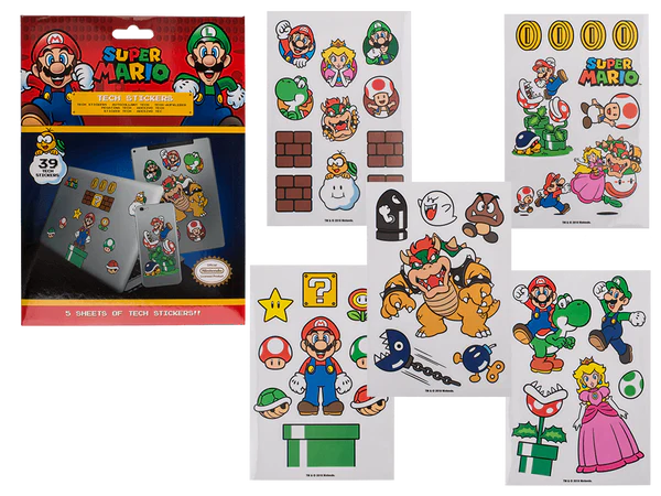 Sticker Set, Super Mario (Mushroom Kingdom),