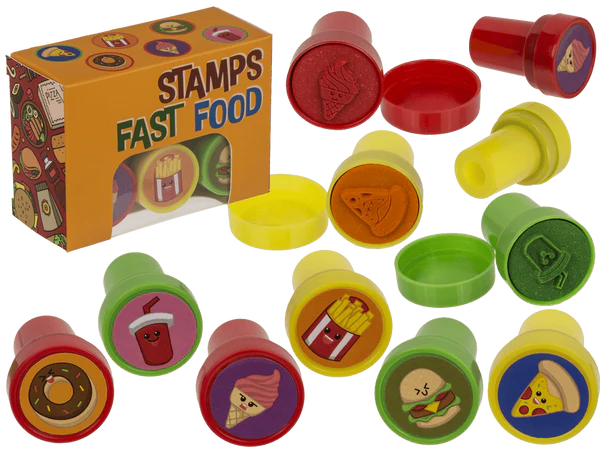 [OOTB-29/2764] Stempel, Fast Food, 2,5 cm,