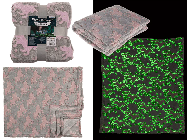 [OOTB-32/2133] Kuscheldecke, Einhorn,
