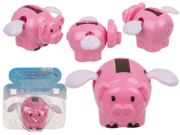 [OOTB-57/9874] Bewegliche Figur, Fliegendes Schwein,
