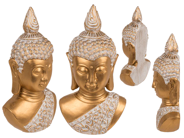 Deko-Büste, Buddha, ca. 14,5 x 8 x 27,5 cm,