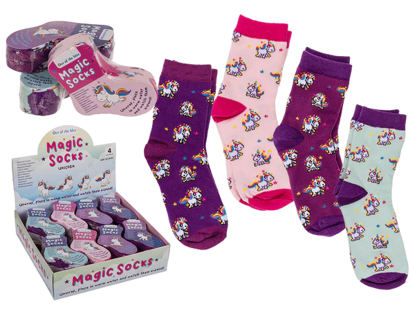 Magische Kindersocken, Comic Einhorn, 1 Paar,