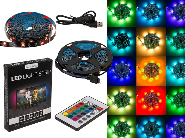 [OOTB-57/8817] Leuchtstreifen mit farbwechselnder LED, L: 5 m,