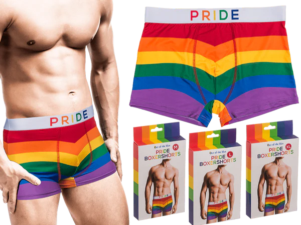 [OOTB-02/1412] Boxershorts, Pride, 3 Größen sortiert,