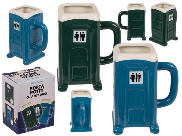 [OOTB-78/8409] Becher, Porta Potty, 13 x 10 cm,