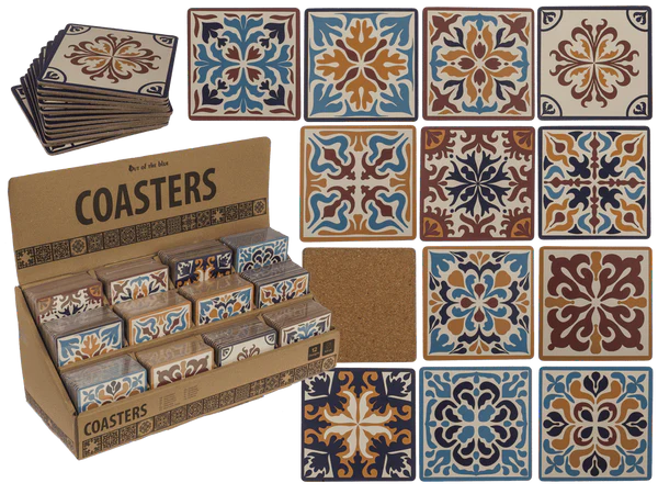 [OOTB-71/3363] Kork-Untersetzer, Mosaik,