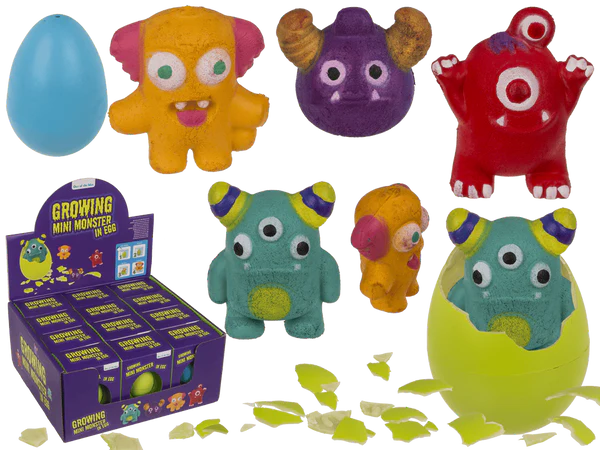 [OOTB-11/2047] Wachsendes Mini-Monster im Ei, 6,5 cm,