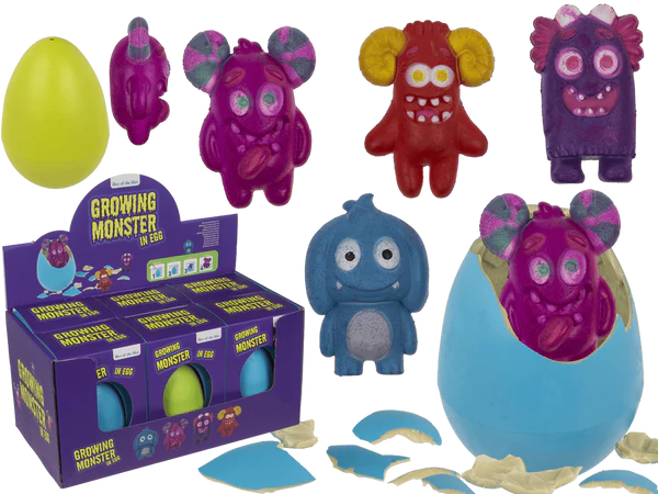 Wachsendes Monster im Ei, 11 cm,