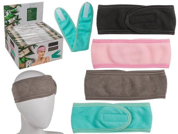 Textil-Haarband, Spa & Beauty, ca. 9 x 60 cm,