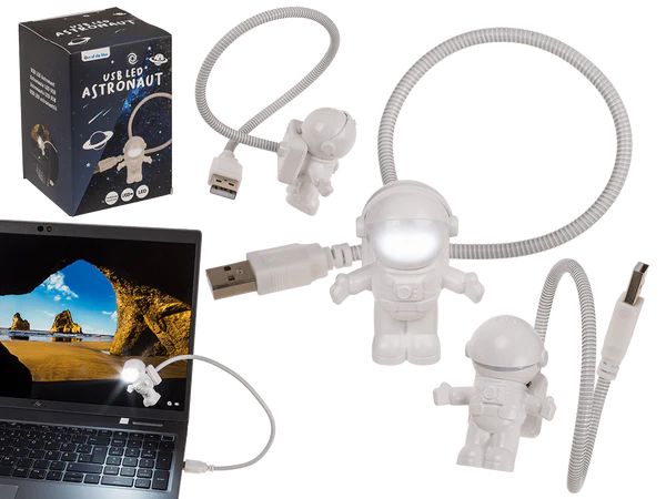 [OOTB-57/8146] USB LED Astronaut, ca. 7 x 33,5 cm, mit USB-Kabel,