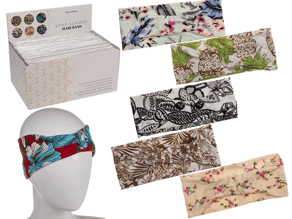 Textil-Haarband, BOHO - Sommer,