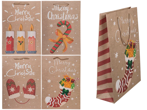 Papier-Geschenktüte, Christmas Warms,